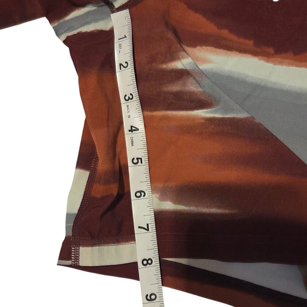 Smart Wool Men Active Training Shorts 8"  sz XL Lined Performance Horizon Print - Picture 7 of 11